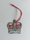The Coronation Crown-  Wooden Hanging Decoration 