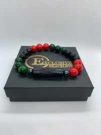 Image 1 of Black Red Green w/ Black Bar