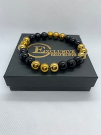 Image 1 of Gold Hematite Black Onyx