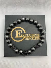Image 2 of Dark Grey Gun Metal Hematite w/Crown