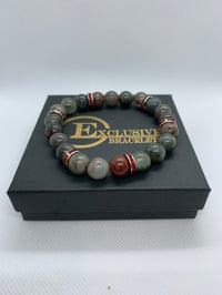 Image 1 of Grey Red Multi w/Accents