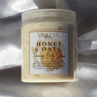 Image 1 of Honey & Oats Foaming Body Scrub