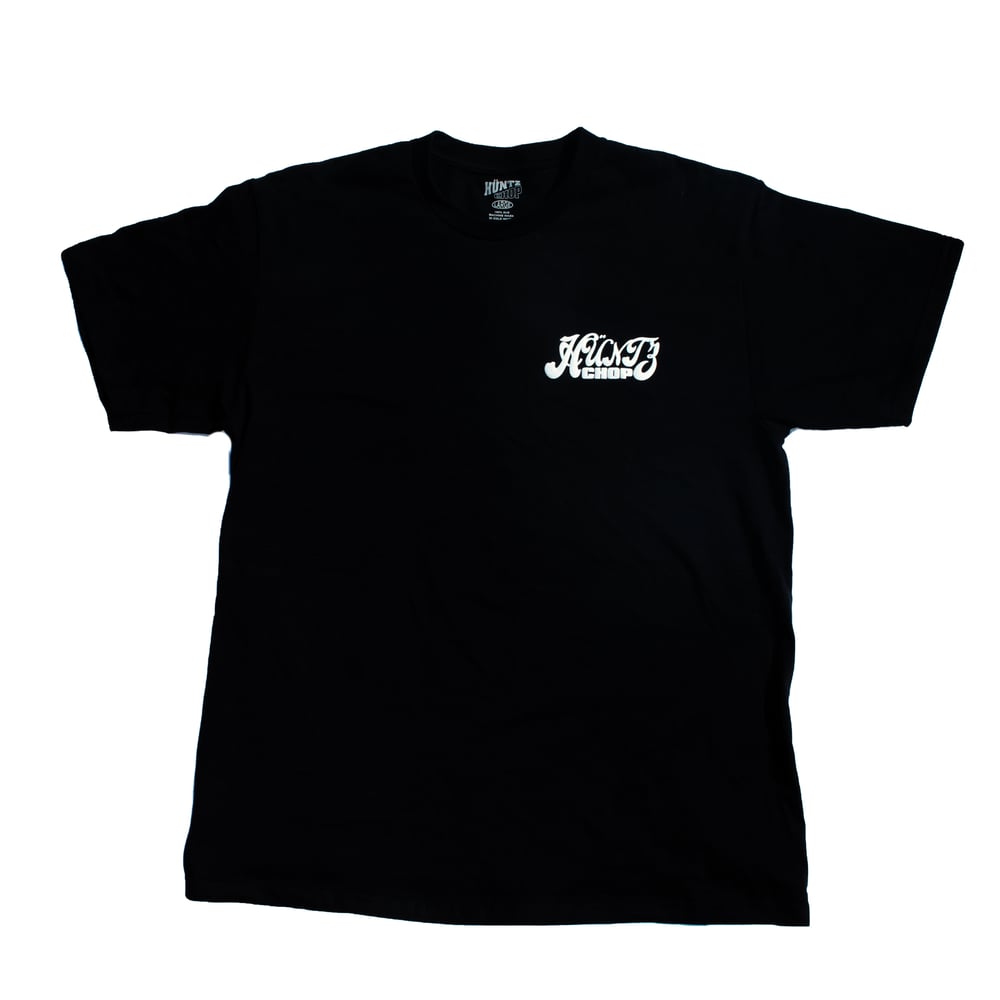 Image of Hüntz Chop Script Tee - Black