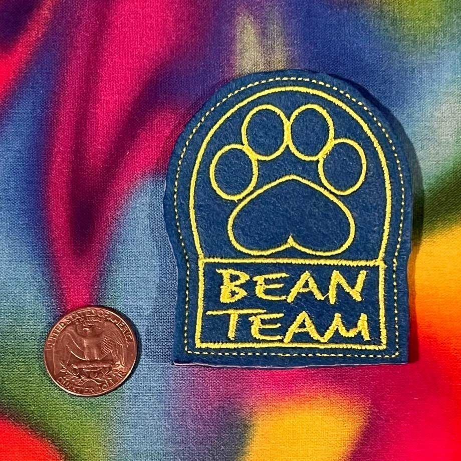 Image of Embroidered Patch: Bean Team 