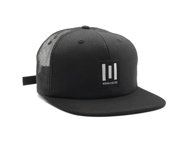 Image of Bars Trucker Hat ( BLACK )