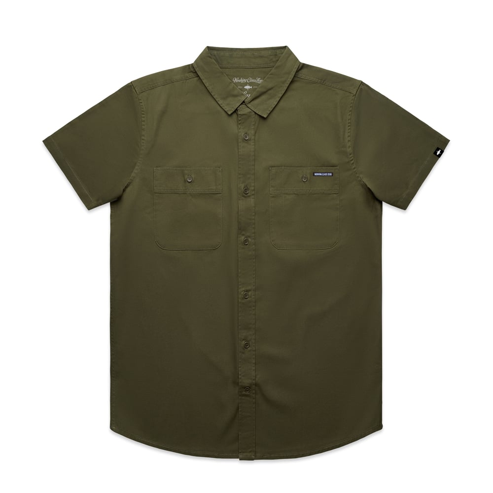 Image of Standard S/S Button Up Work Shirt ( ARMY )