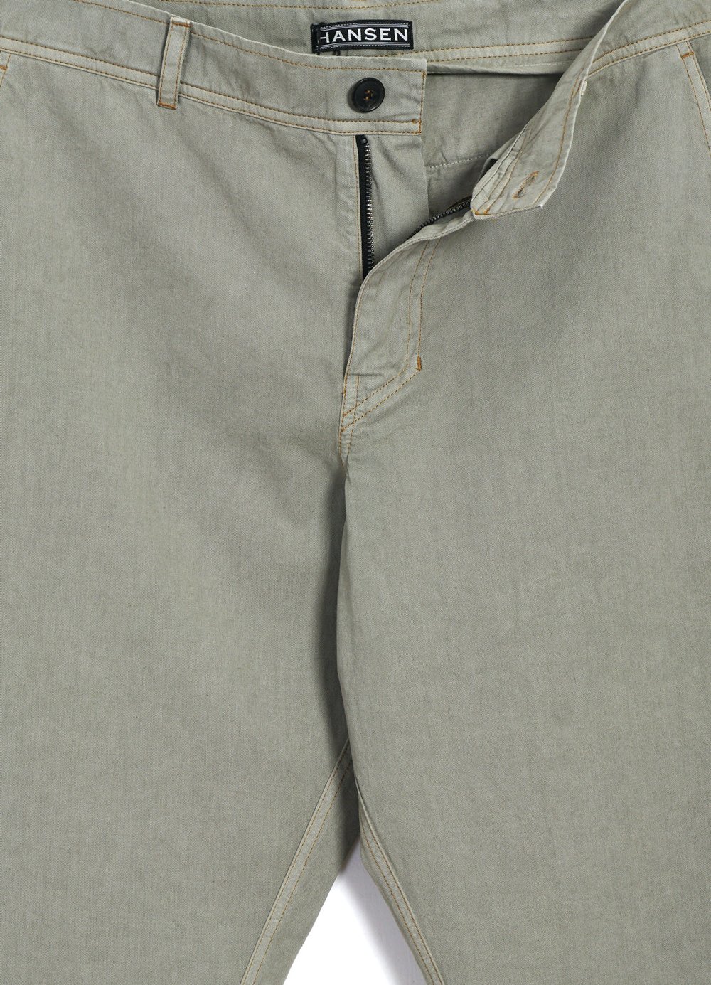 Hansen Garments TYGE | Wide Cut Cropped Trousers | light sage