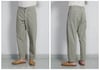 Hansen Garments TYGE | Wide Cut Cropped Trousers | light sage
