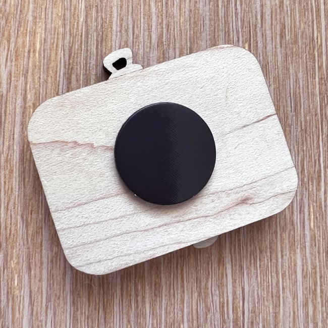 Sleepy Sardines Stacked Wooden Magnet