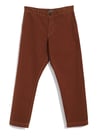 Hansen Garments TYGE | Wide Cut Cropped Trousers | brick