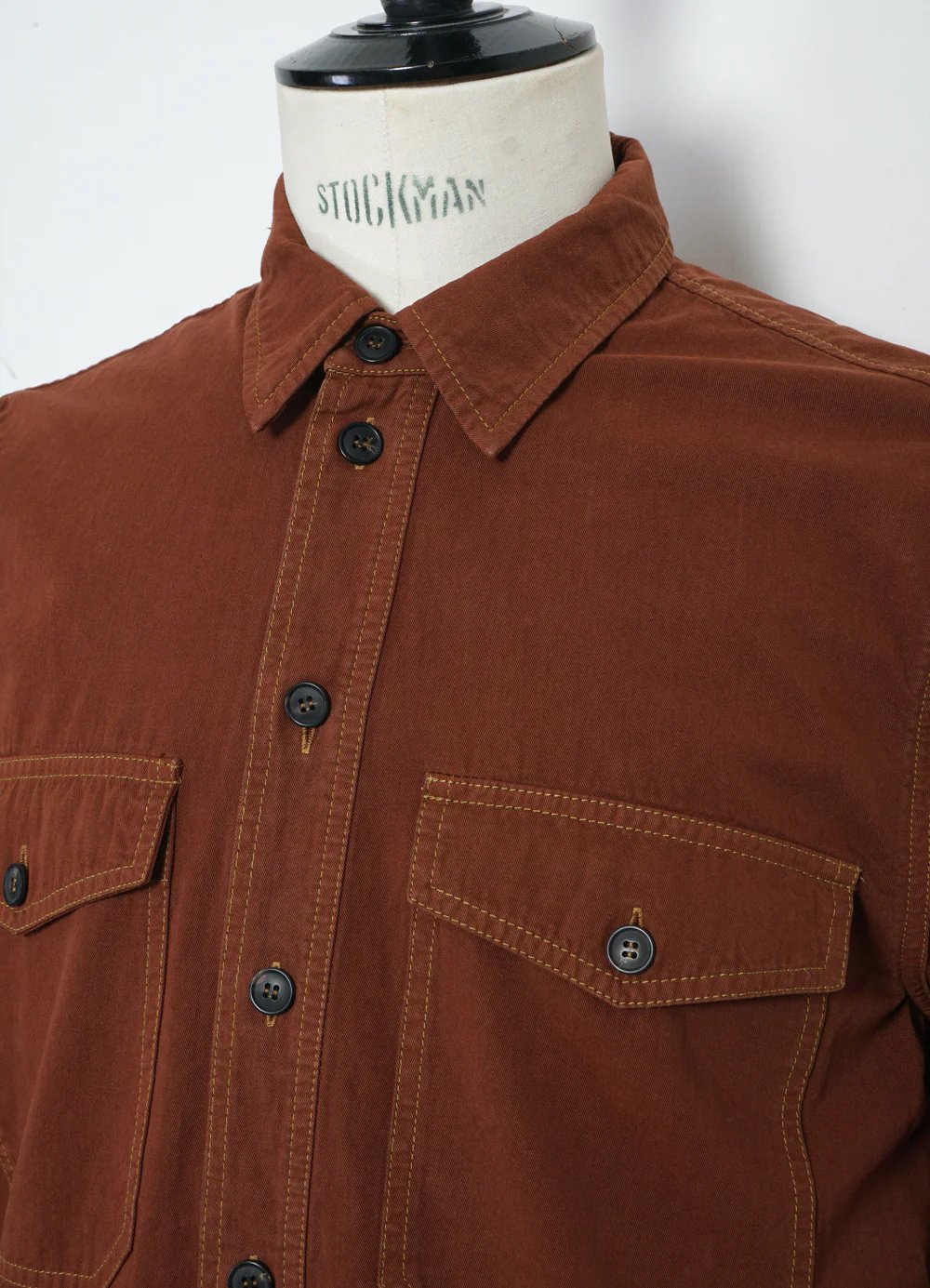 Hansen Garments RUBEN | Casual Over Shirt | brick