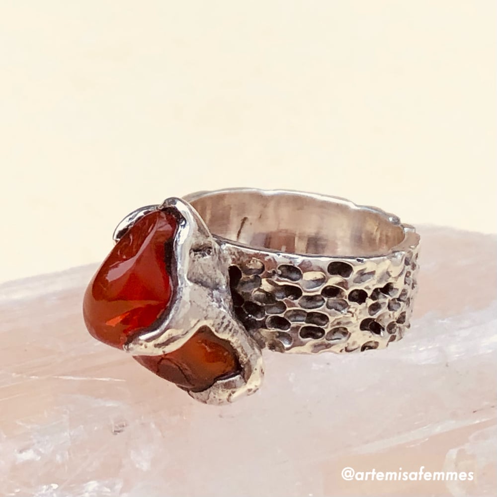 Image of Cora Scarlata Magdalena Opal Ring
