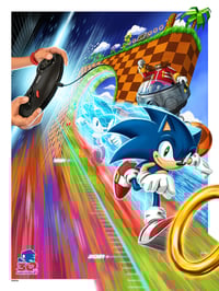 Sonic The Hedgehog (18x24")
