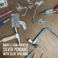Image 1 of Make A Saw-Pierced Pendant Workshop for 2 - 5 people