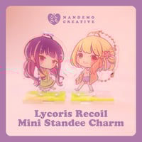 Image 1 of Lycoris Recoil Lycoreco Acrylic Standee Charm Keychain - Nandemo Creative