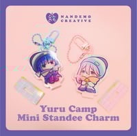 Image 2 of Yuru Camp Acrylic Standee Charm Keychain - Nandemo Creative