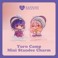 Image 1 of Yuru Camp Acrylic Standee Charm Keychain - Nandemo Creative