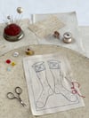 Stockings Embroidery Template