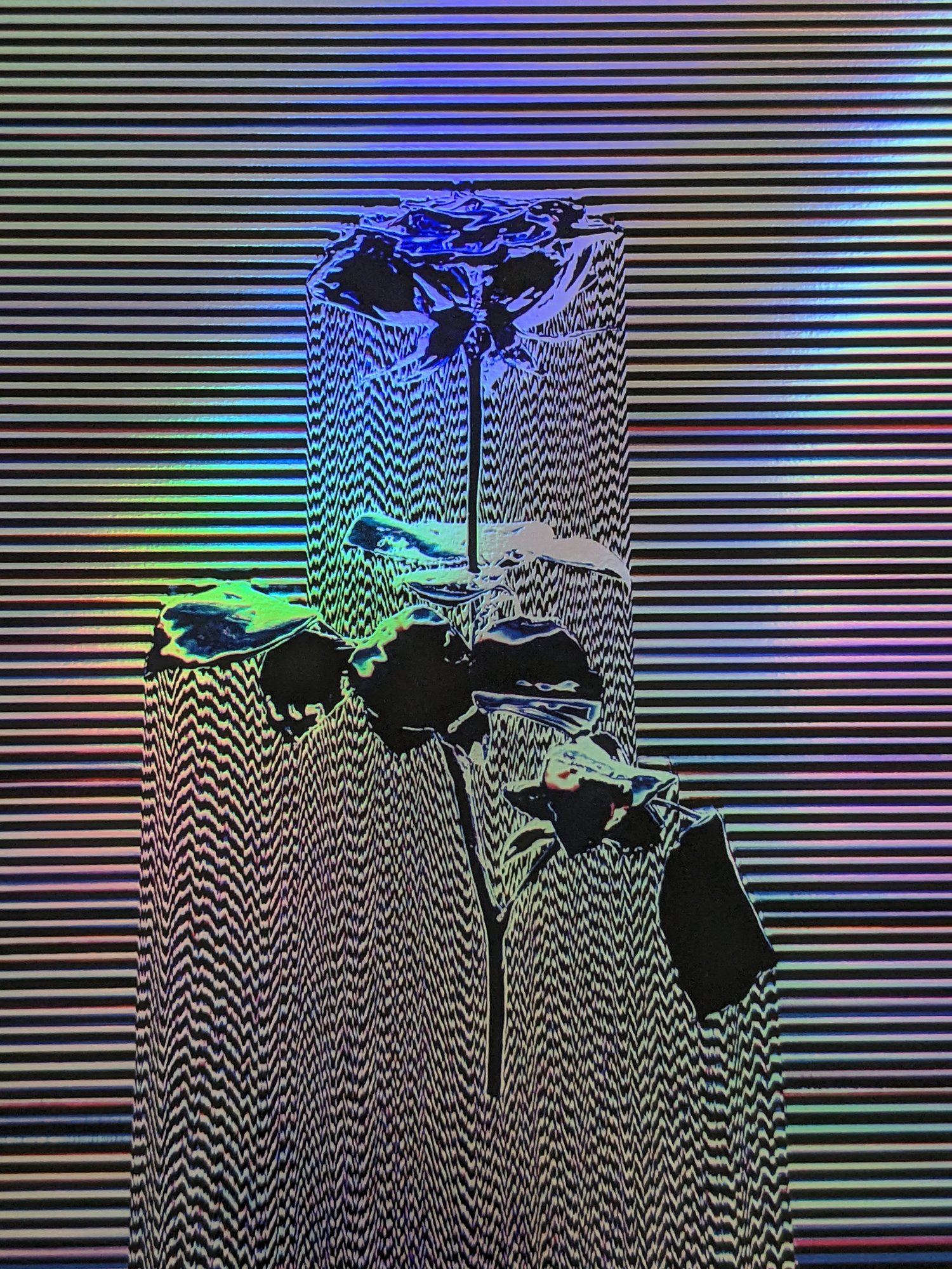 Image of ROSE Holographic print