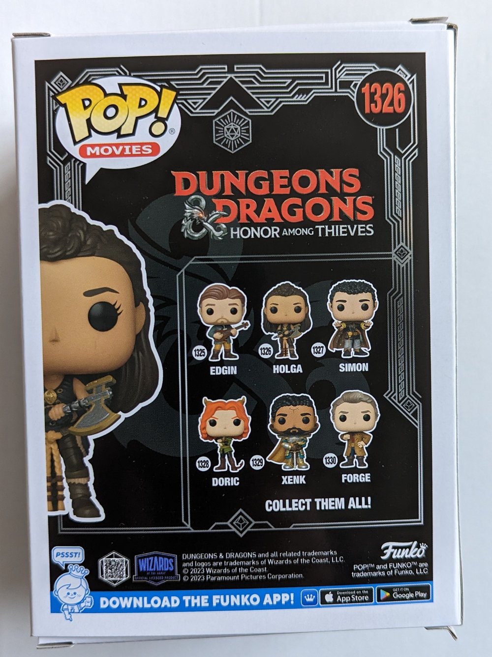 Michelle Rodriguez signed Holga Funko Pop