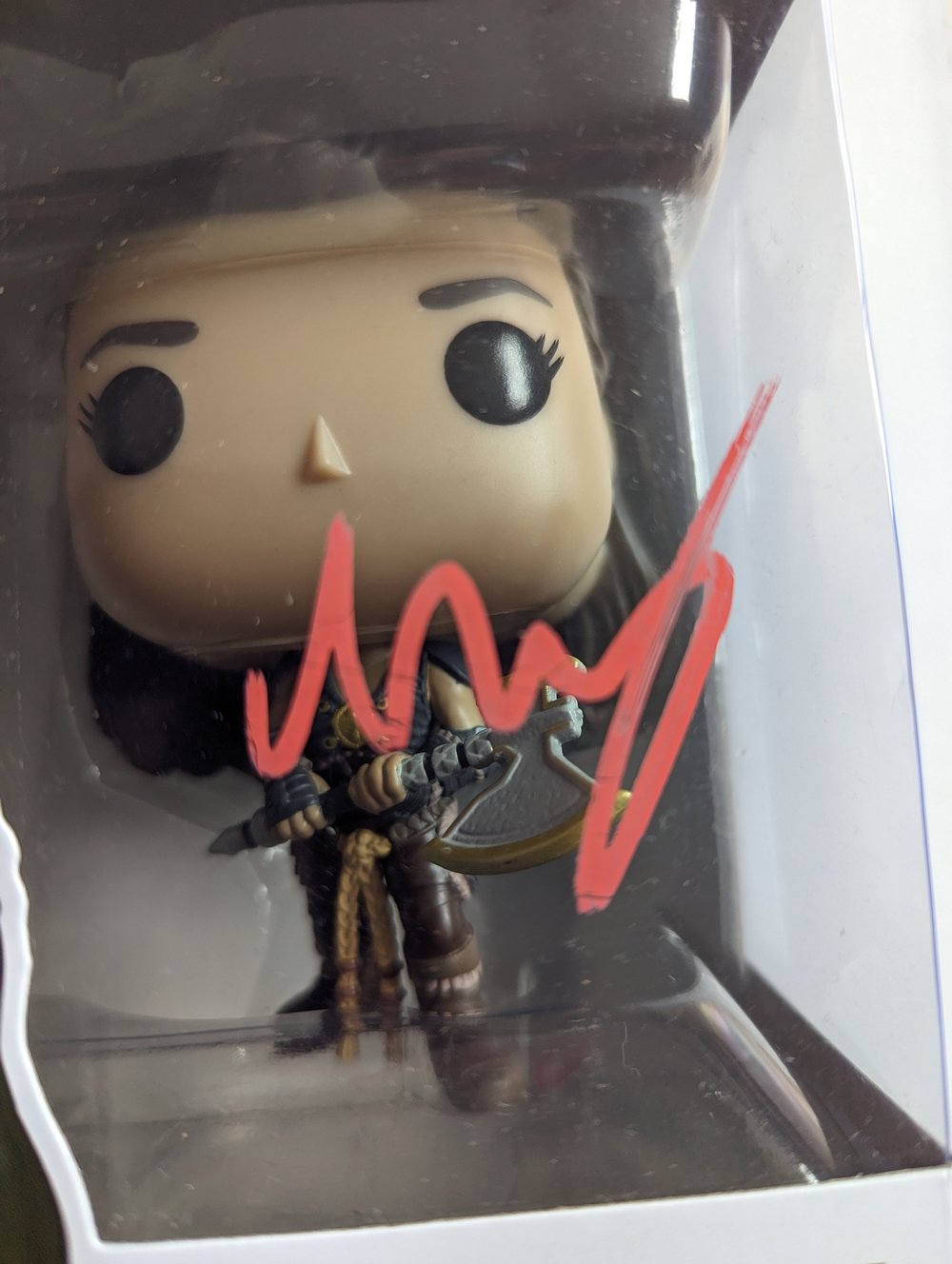 Michelle Rodriguez signed Holga Funko Pop