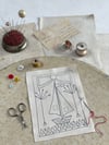 Sail Boat Embroidery Template