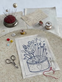 Image 3 of Pin Cushion Embroidey Template