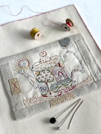 Image 2 of Tea Pot Embroidery Template