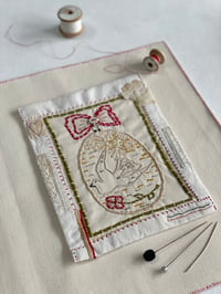 Image 2 of  Dove & Bow Embroidery Template