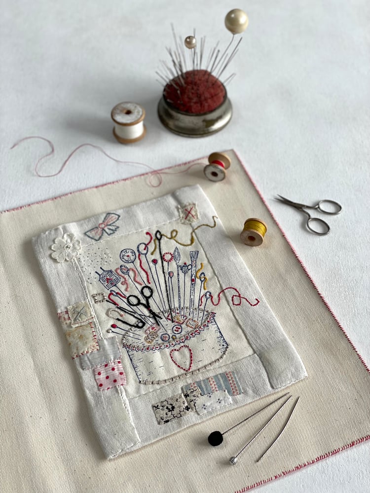Image of Pin Cushion Embroidey Template