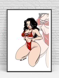 Image 1 of “Pleaser babe” tattoo art print