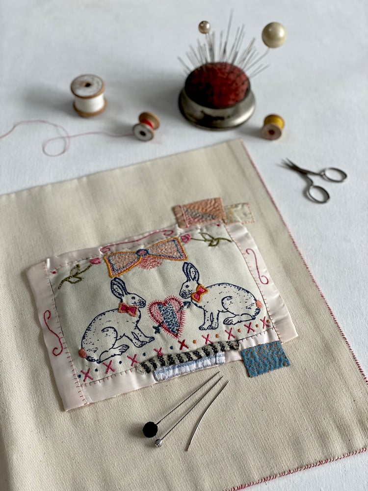 Image of Sacred Heart & Bunny's Embroidery Template