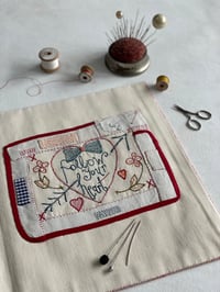 Image 1 of Follow Your Heart  Embroidery Template
