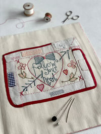 Image 2 of Follow Your Heart  Embroidery Template