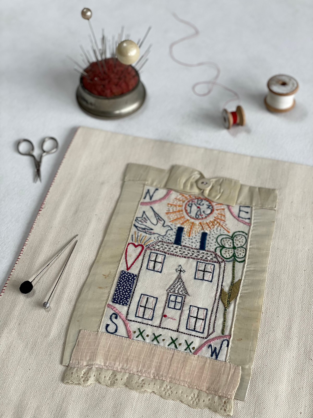 Image of My Home Embroidery Template