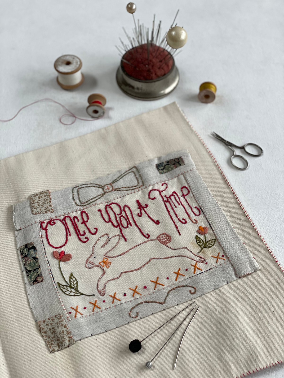 Image of Once Upon a Time Embroidery Template