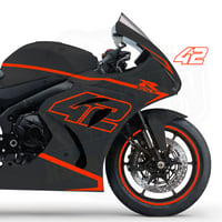 Custom Rins Style Large Race Numbers