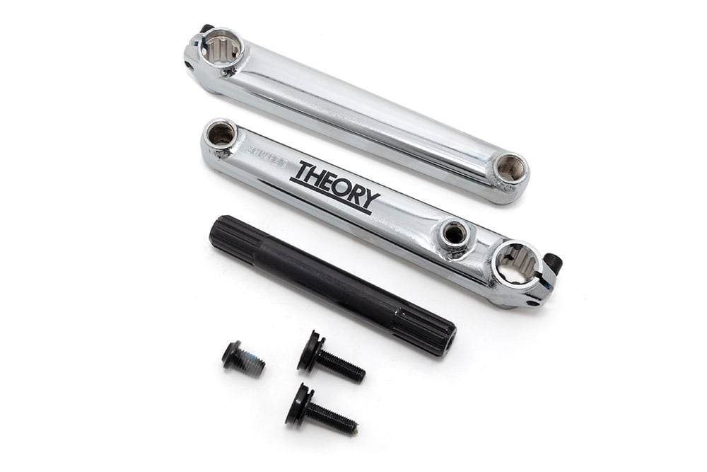 THEORY CONSERVE 3pc CRANKS w/138mm LENGTH SPINDLE FOR BMX BIKES | Merritt