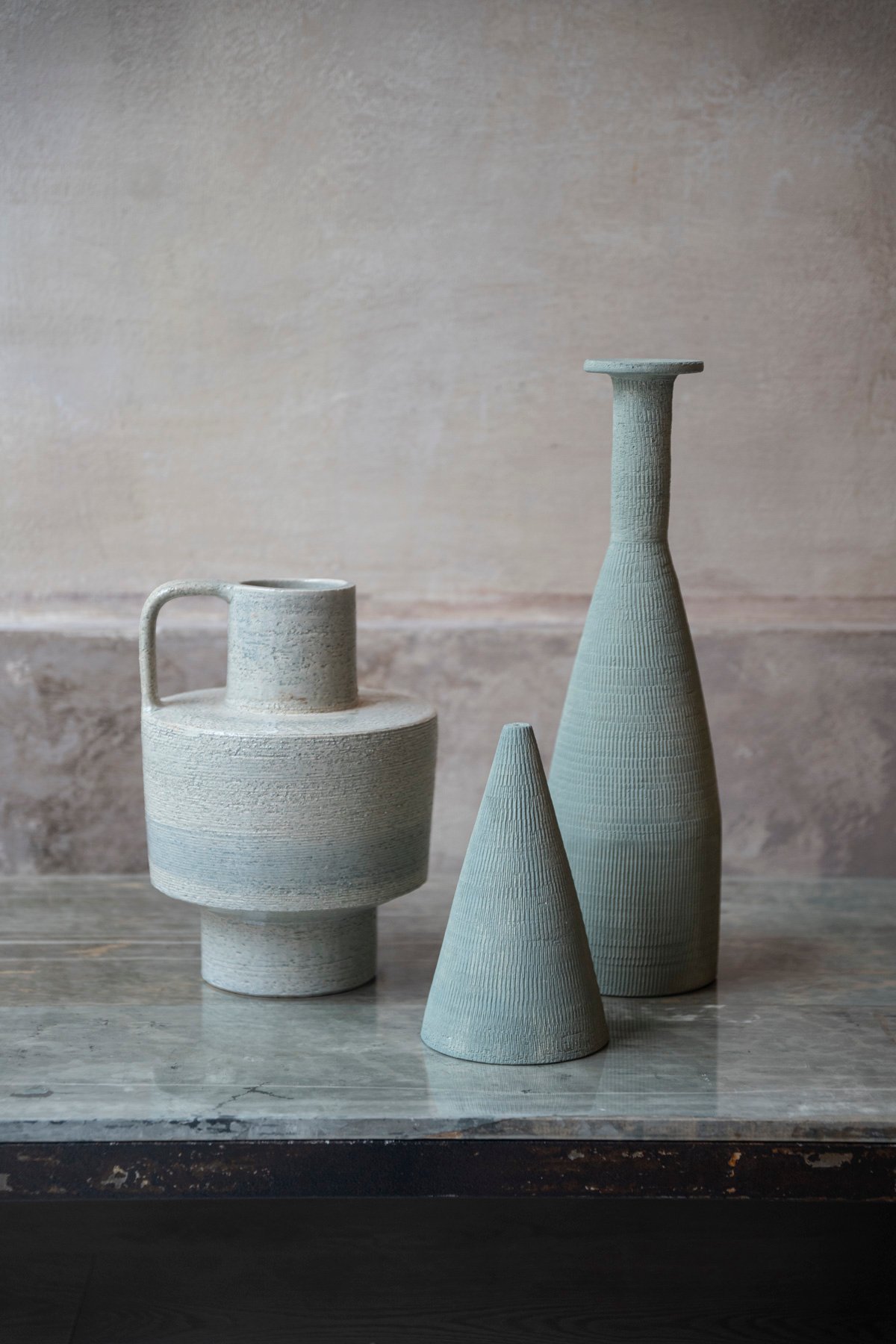 Image of Vaso "Cesare" in terracotta smaltata di Federica Bubani