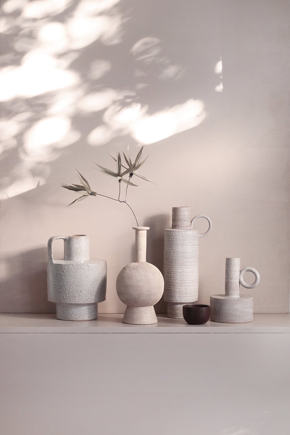 Image of Vaso "Cesare" in terracotta smaltata di Federica Bubani