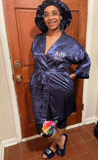 Image 3 of Alpha Lambda Psi Robe Set