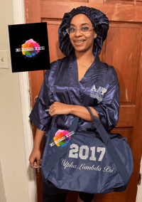 Image 4 of Alpha Lambda Psi Robe Set