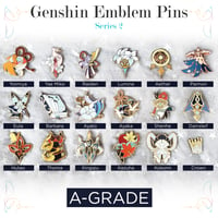 Image 1 of Genshin Emblem pins 2