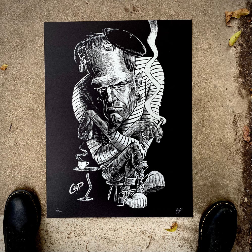 Image of BEATNIK FRANKIE Silkscreen Print