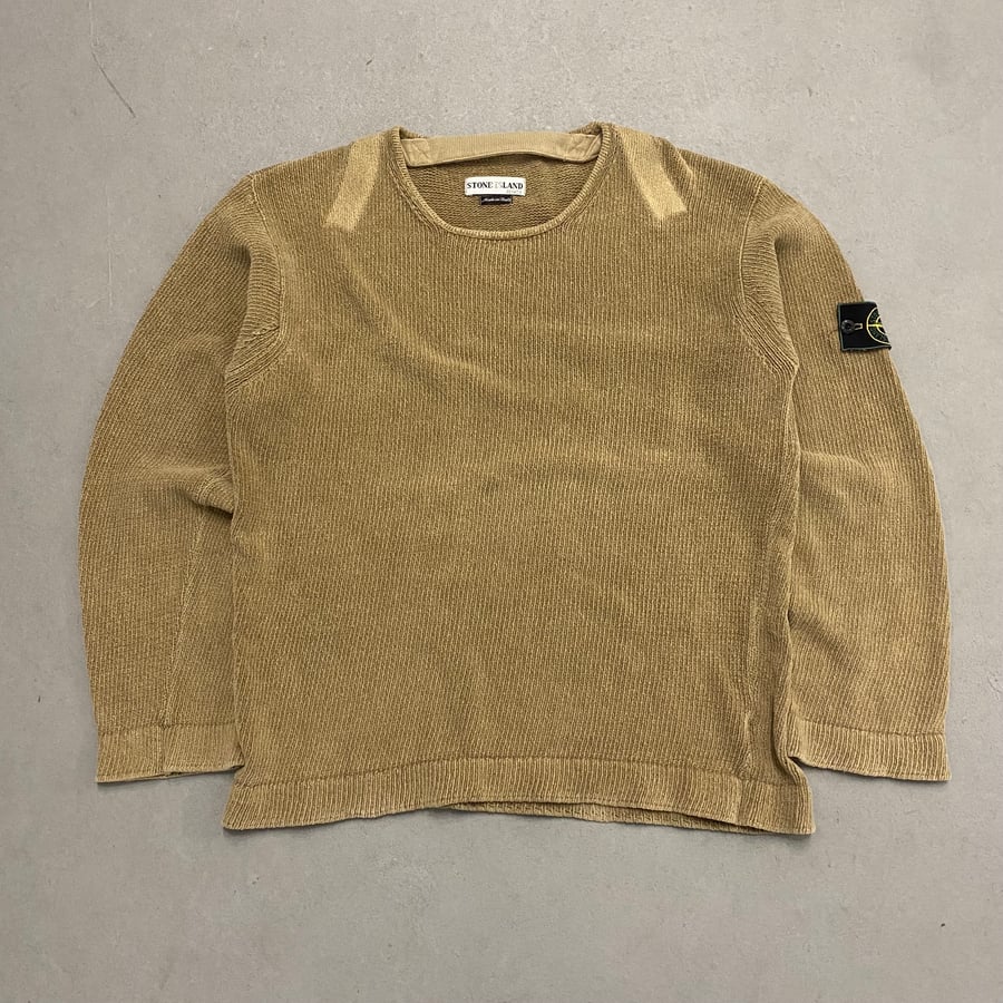 Image of 1990s Stone Island chenille sweatshirt, size medium