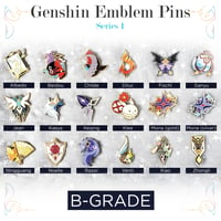 Image 1 of Genshin Emblem Pin (B-GRADE)