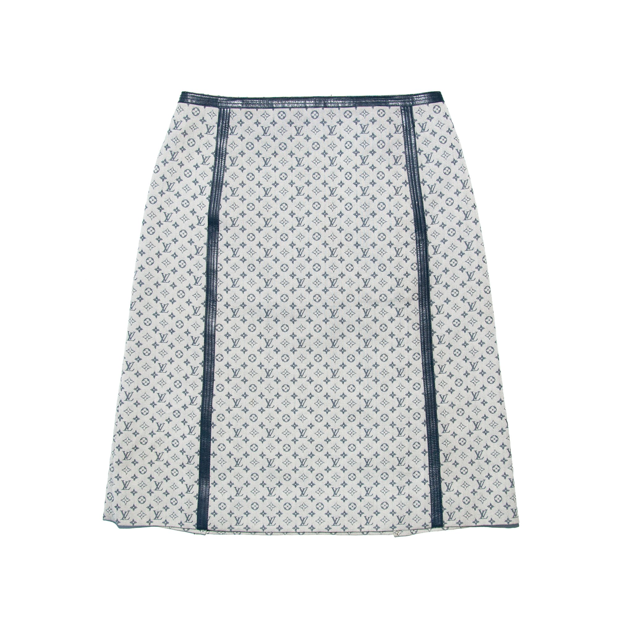 Image of Louis Vuitton by Marc Jacobs 2000 Runway Monogram Canvas Skirt 