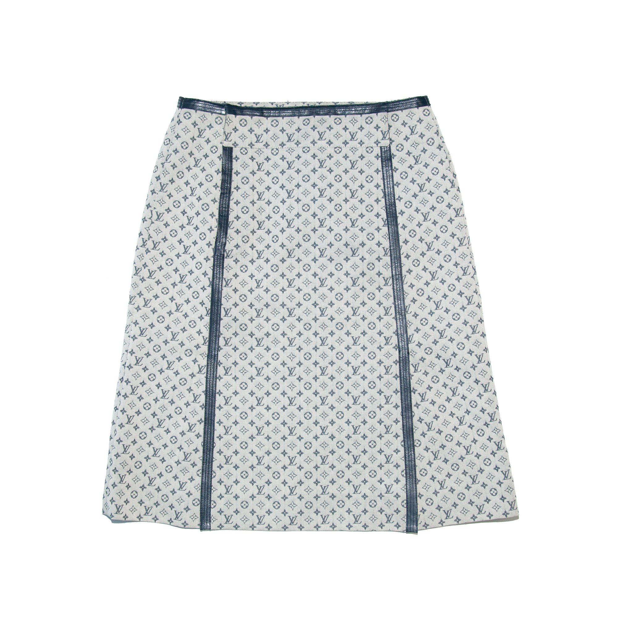 Image of Louis Vuitton by Marc Jacobs 2000 Runway Monogram Canvas Skirt