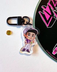 Image 2 of Mini Gabe Saporta 1.5in Acrylic Charm