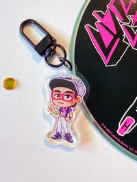 Image 1 of Mini Gabe Saporta 1.5in Acrylic Charm